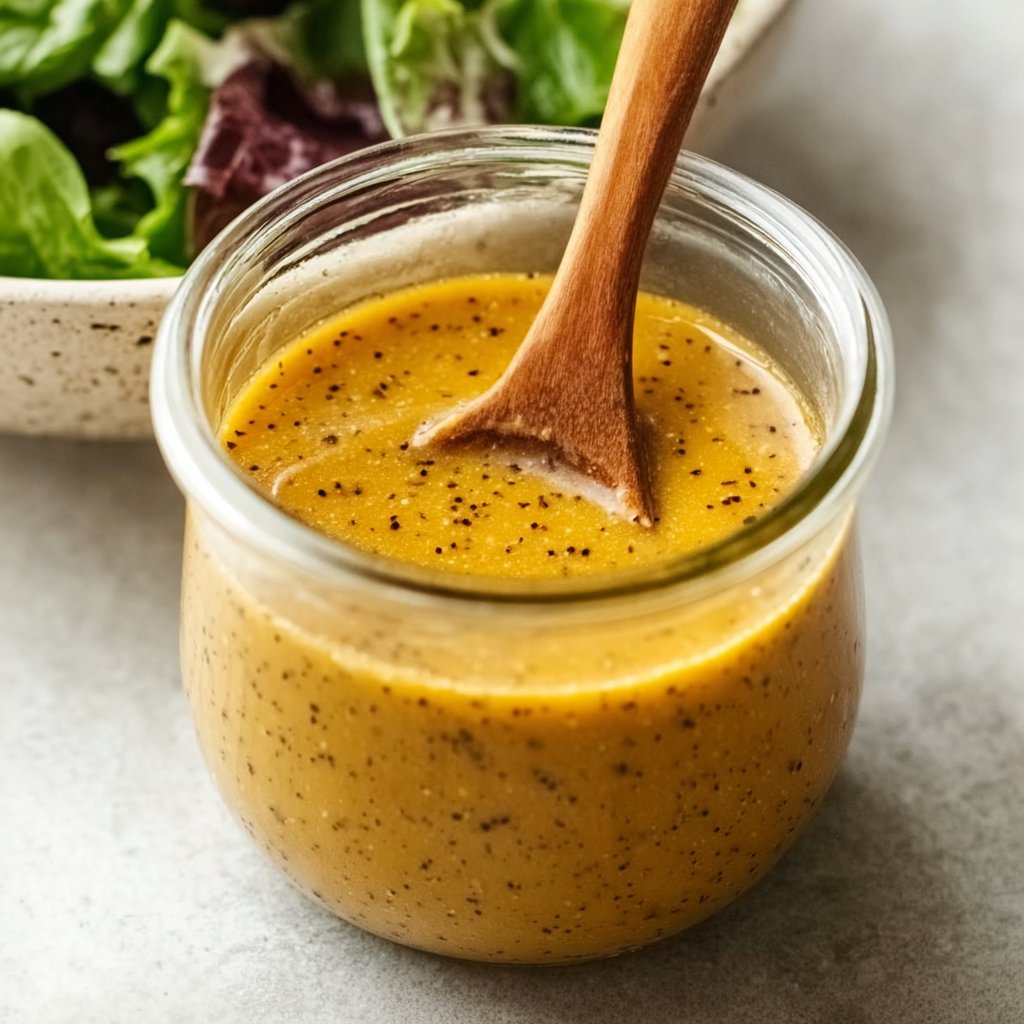 Homemade Maple Mustard Vinaigrette