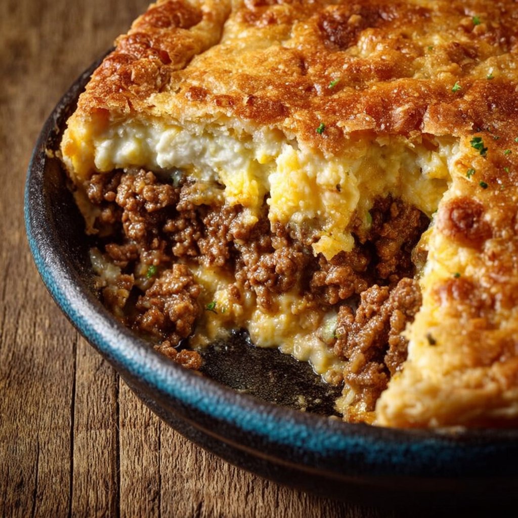 Cheesy Beef Pie