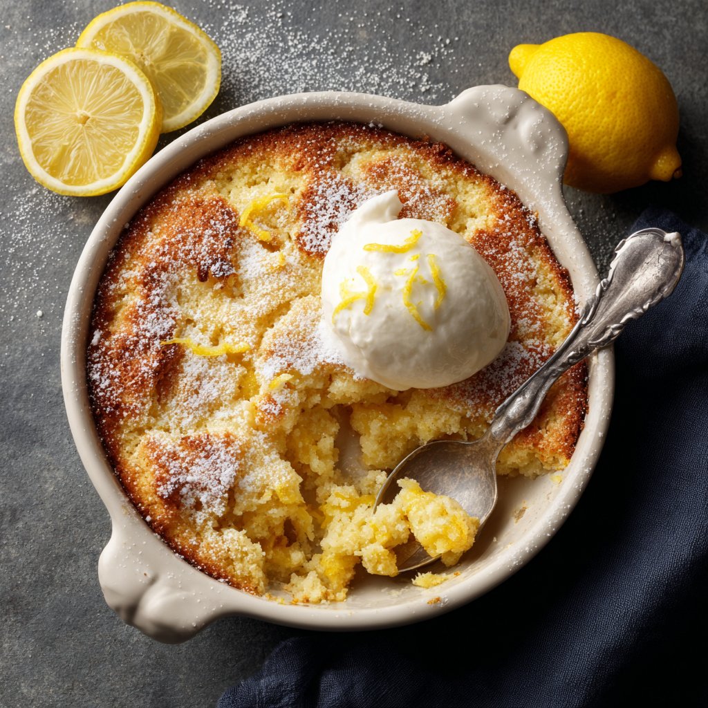Magic Lemon Cobbler