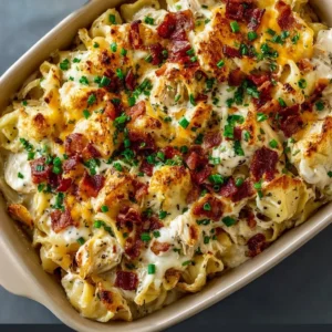 Delicious Crazy Good Casserole fresh out of the oven, perfect for family meals.