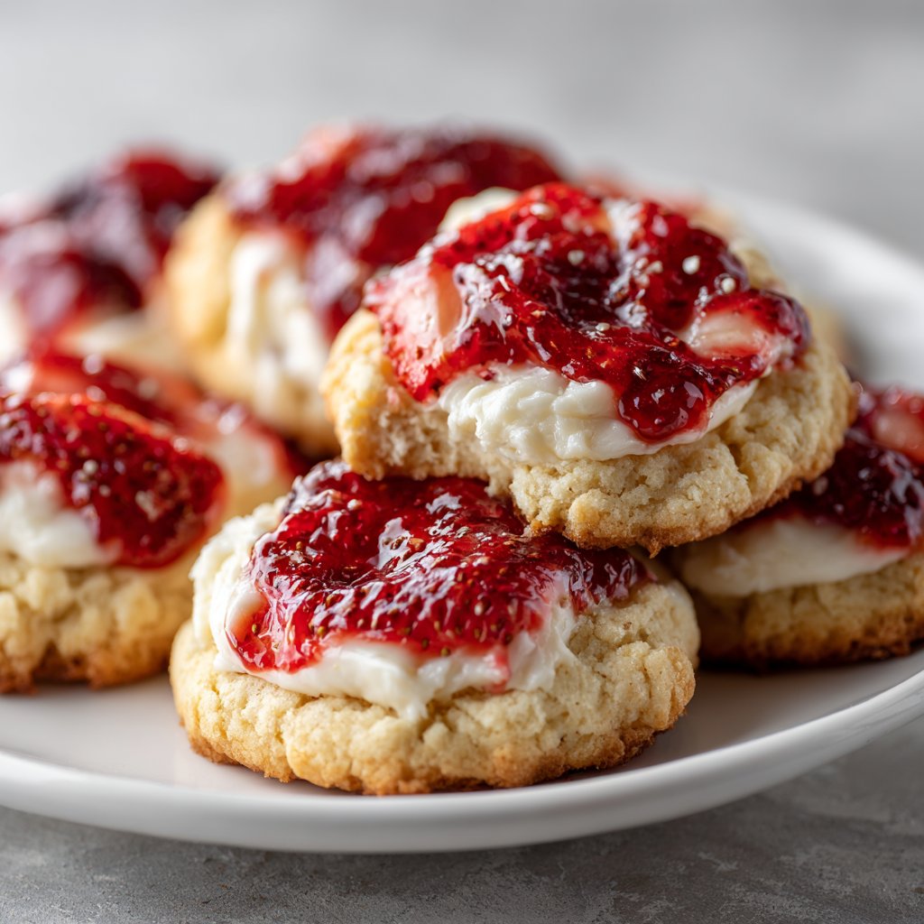 Strawberry Cheesecake Cookies
