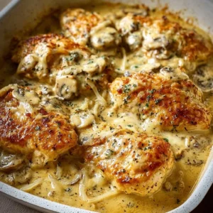 Delicious easy cream cheese chicken dish served with vegetables
