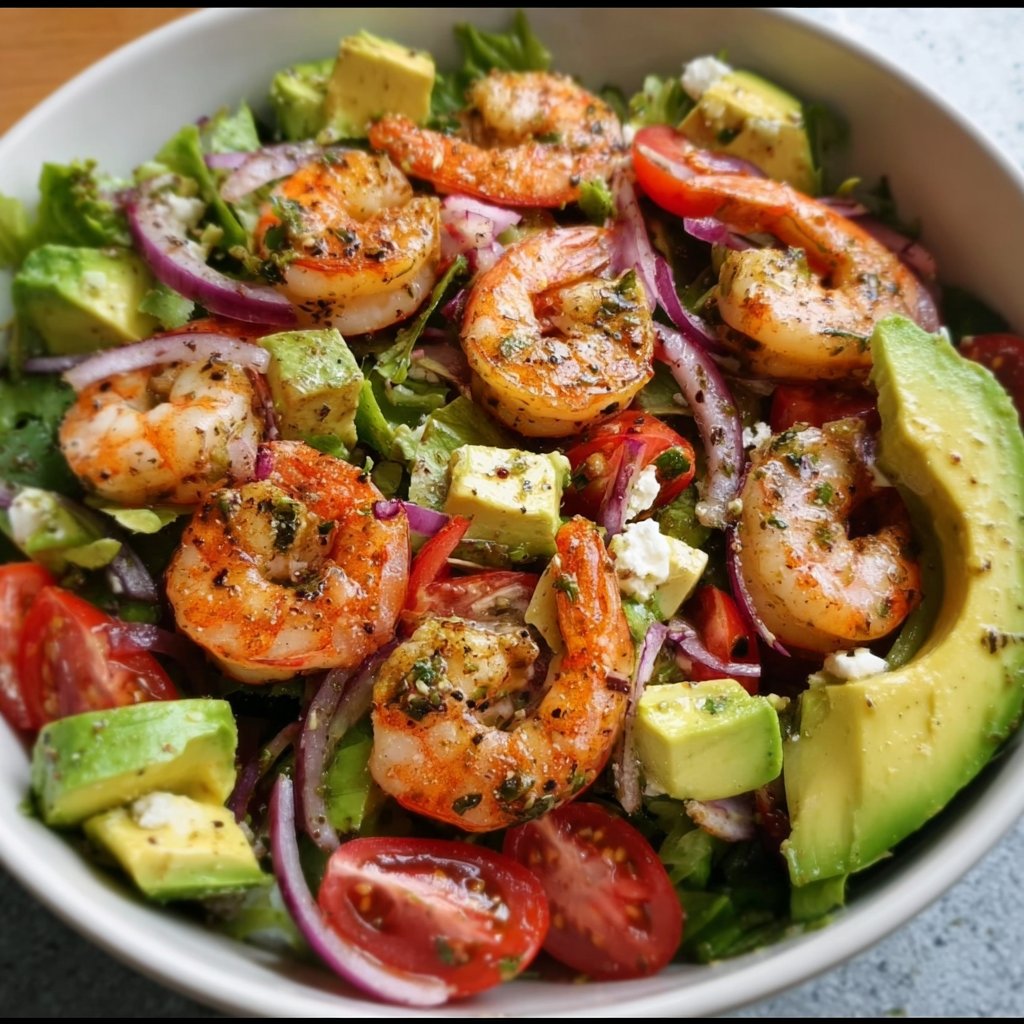 Shrimp and Avocado Spring Salad