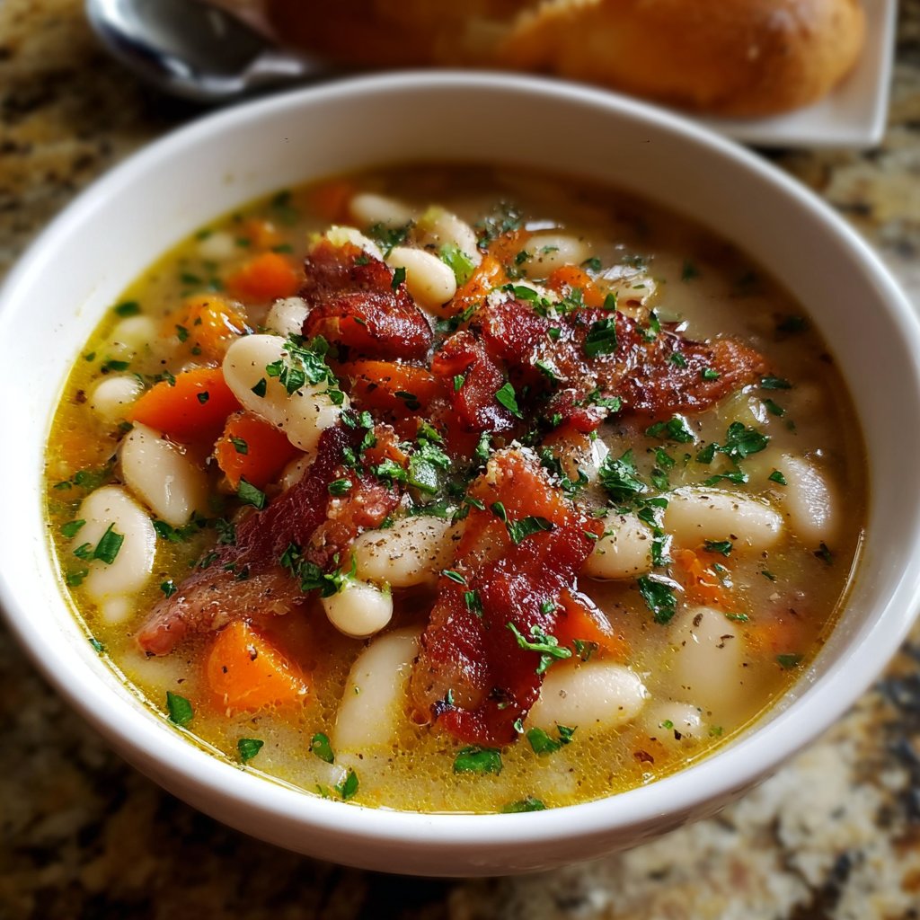 White Bean Soup with Bacon
