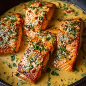 Marry Me Salmon recipe - perfectly cooked salmon dish for special occasions