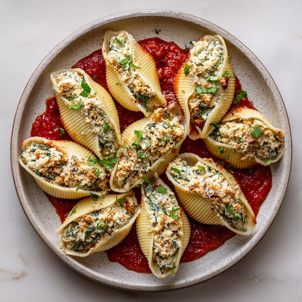 Vegan Stuffed Shells