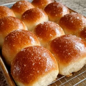Freshly baked sourdough rolls made from sourdough discard in one hour.