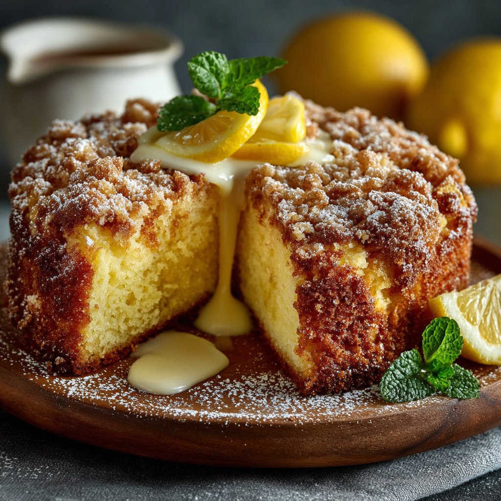 Meyer Lemon Coffee Cake