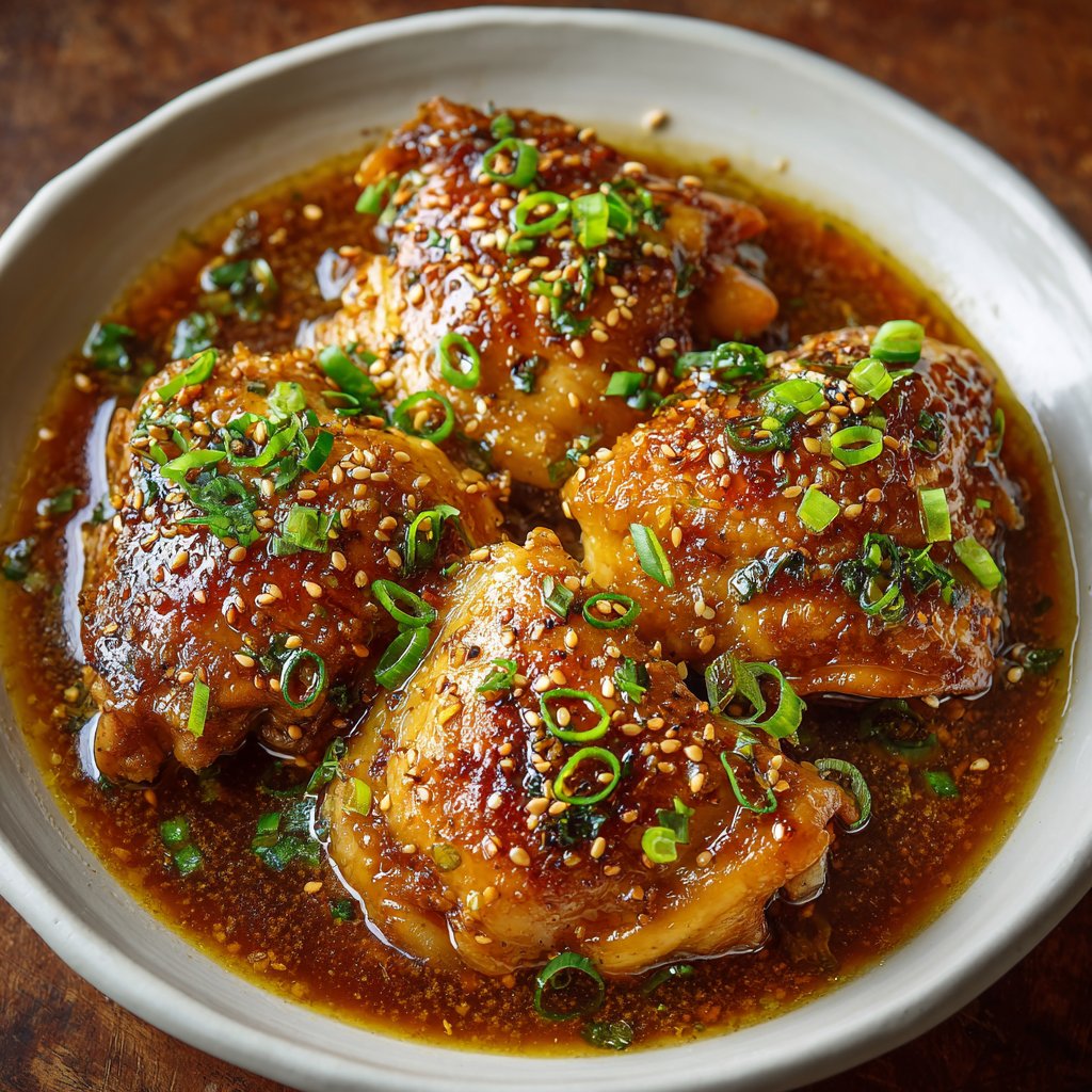 Crockpot Teriyaki Chicken Thighs