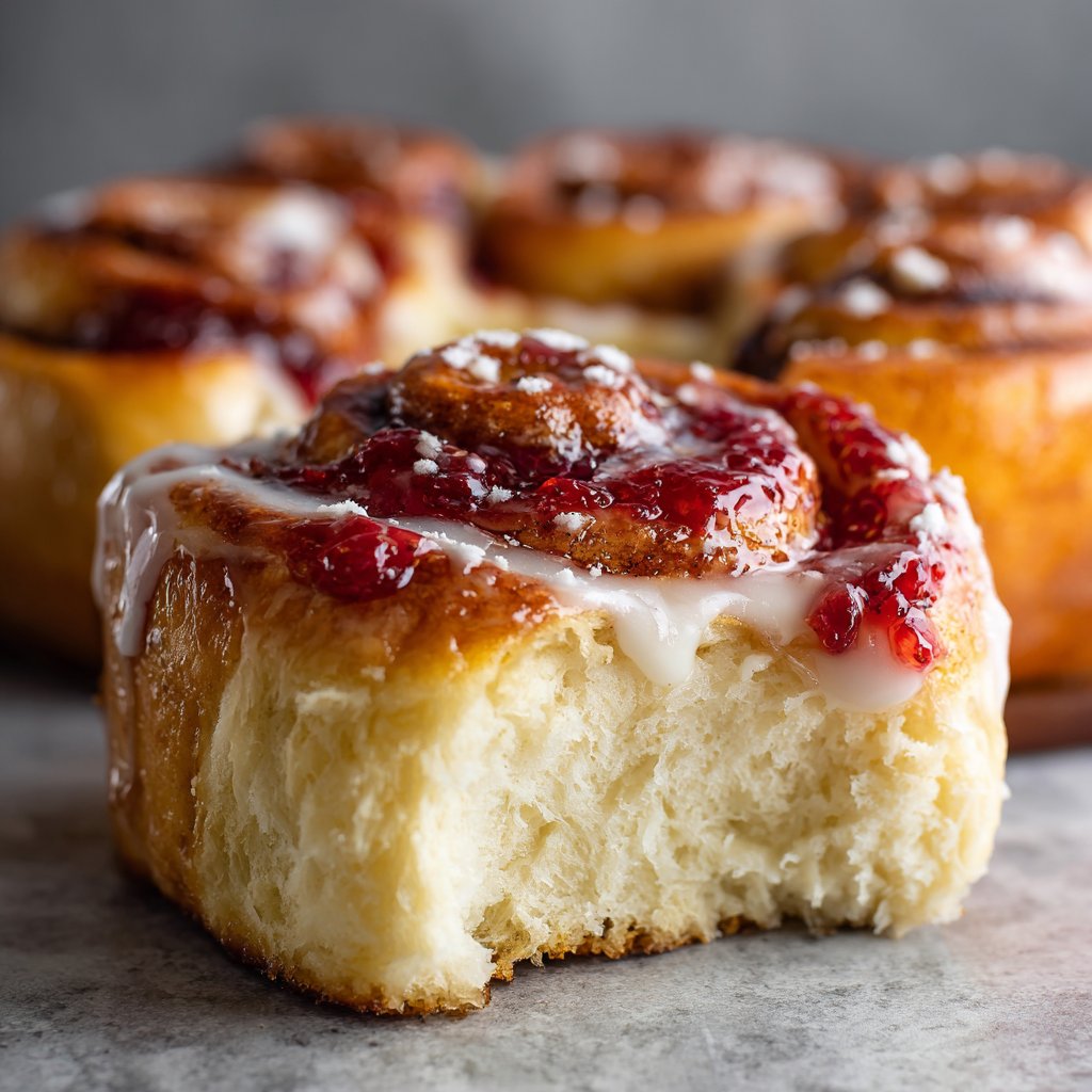 Strawberry Cheesecake Cinnabon Rolls Recipe