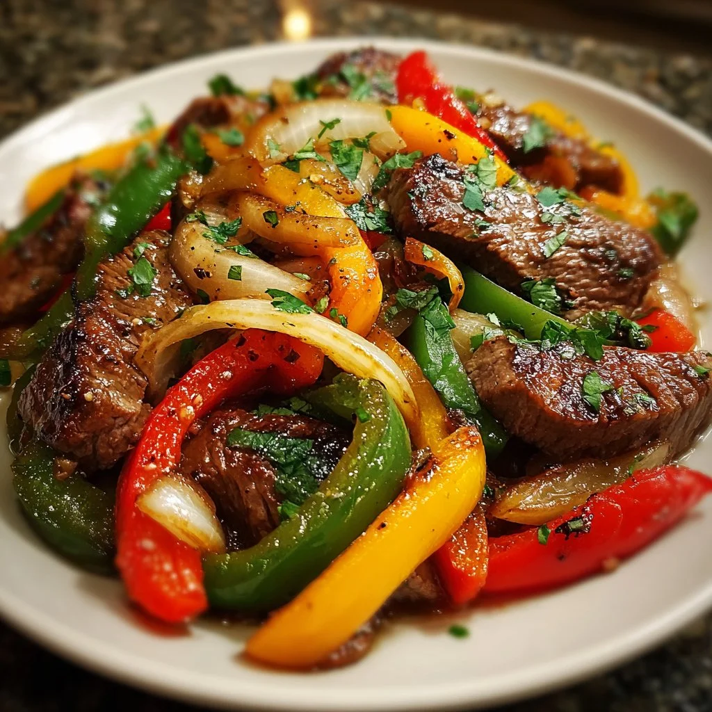 15-Minute Skillet Pepper Steak