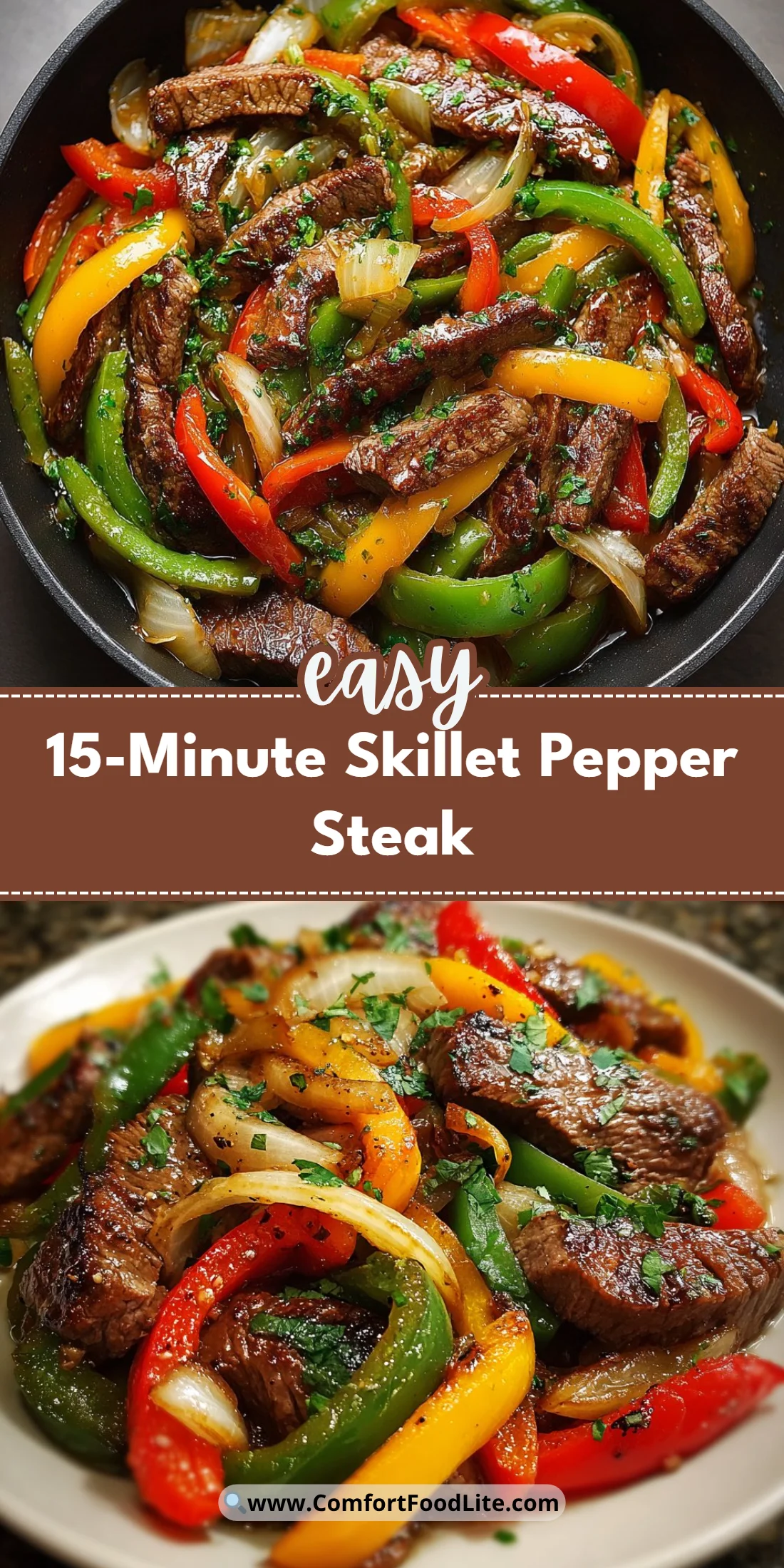 15-Minute Skillet Pepper Steak