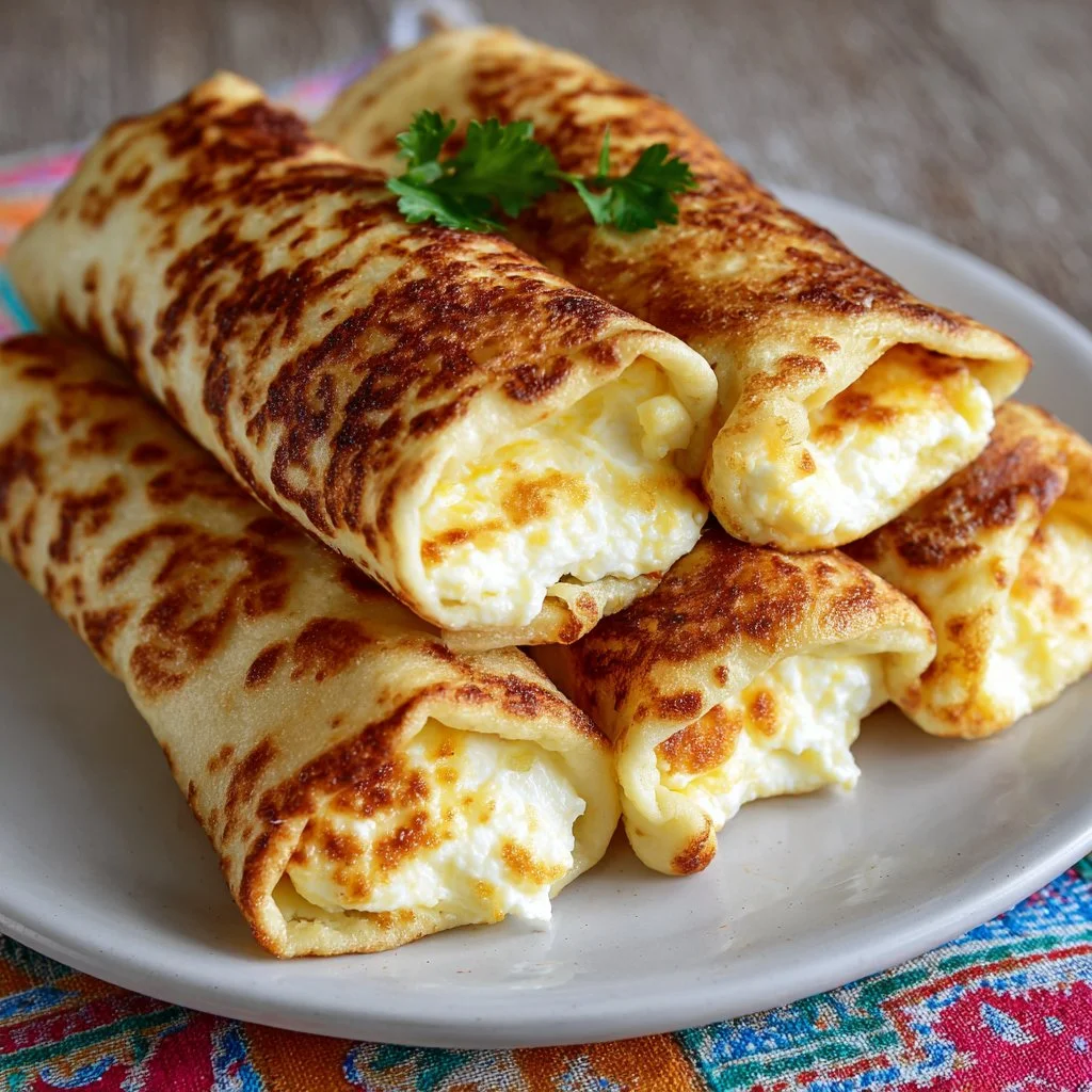 2-Ingredient Cottage Cheese Wraps Recipe