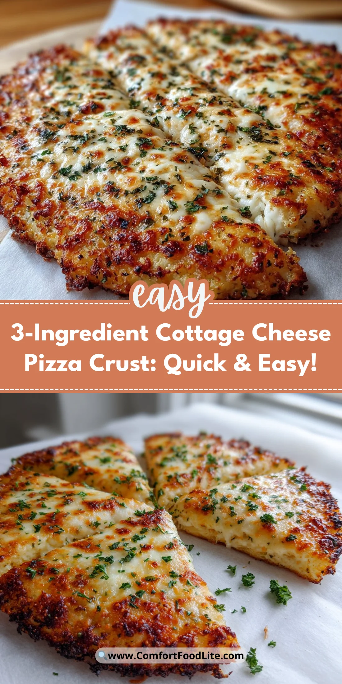 3-Ingredient Cottage Cheese Pizza Crust: Quick & Easy!