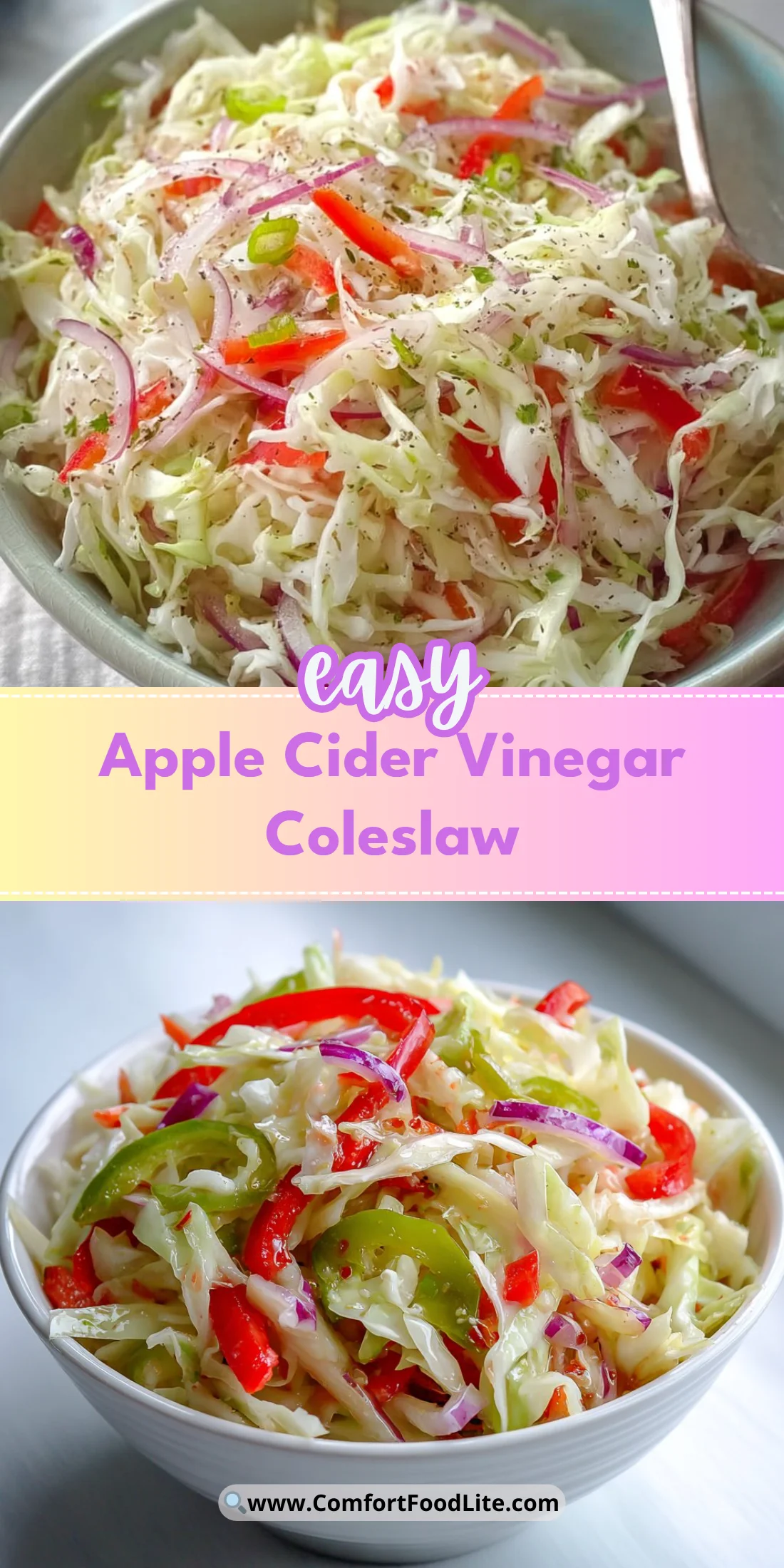 Apple Cider Vinegar Coleslaw
