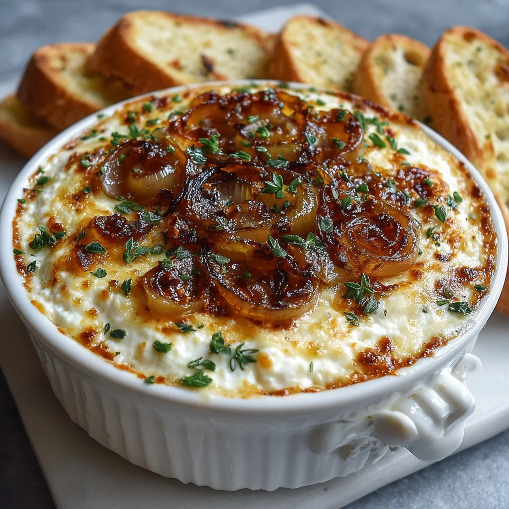 Baked Caramelized Onion Dip
