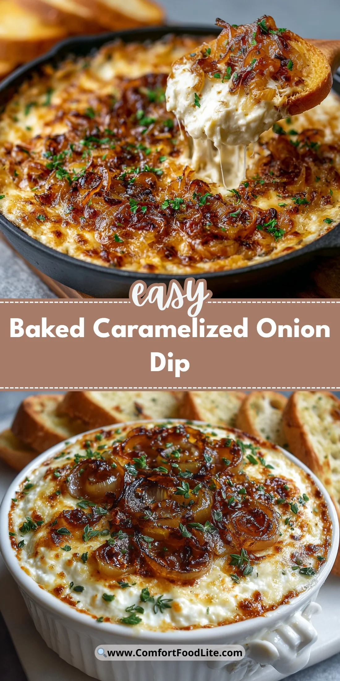 Baked Caramelized Onion Dip