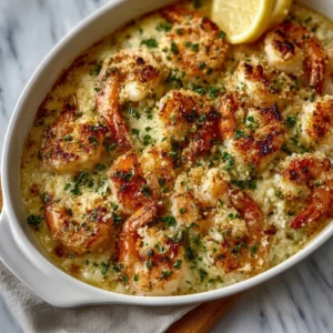 Delicious baked shrimp scampi from Barefoot Contessa recipe