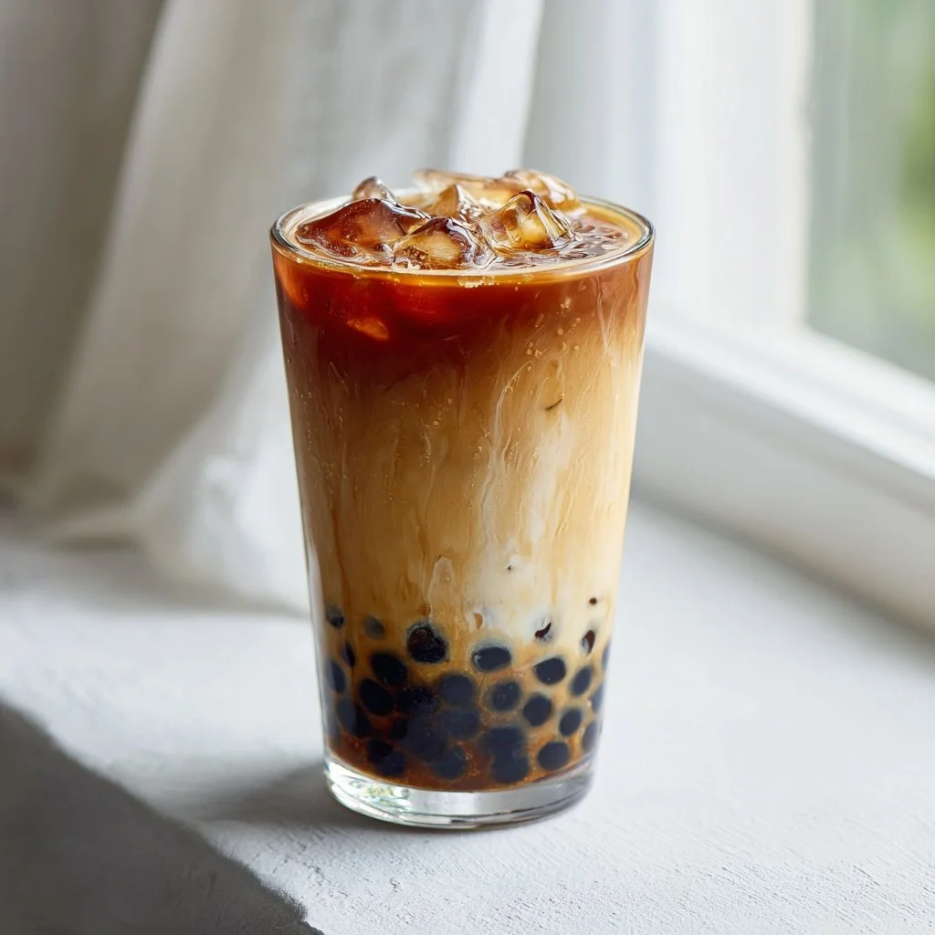 Brown Sugar Boba Iced Coffee Recipe