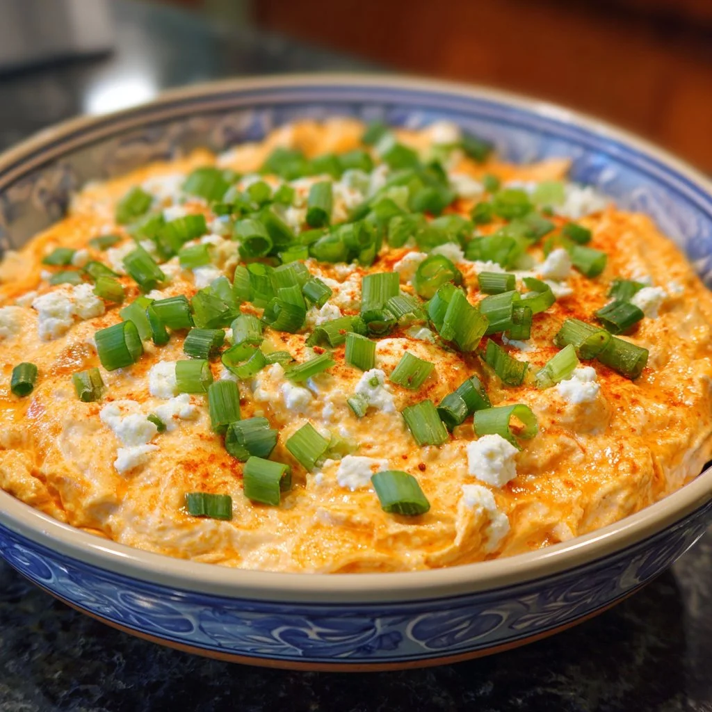 Buffalo Cottage Cheese Dip
