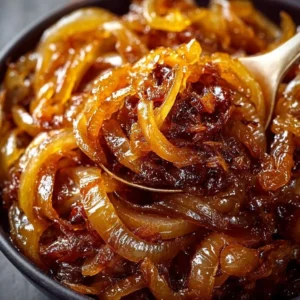 Delicious caramelized onions cooked to golden perfection.