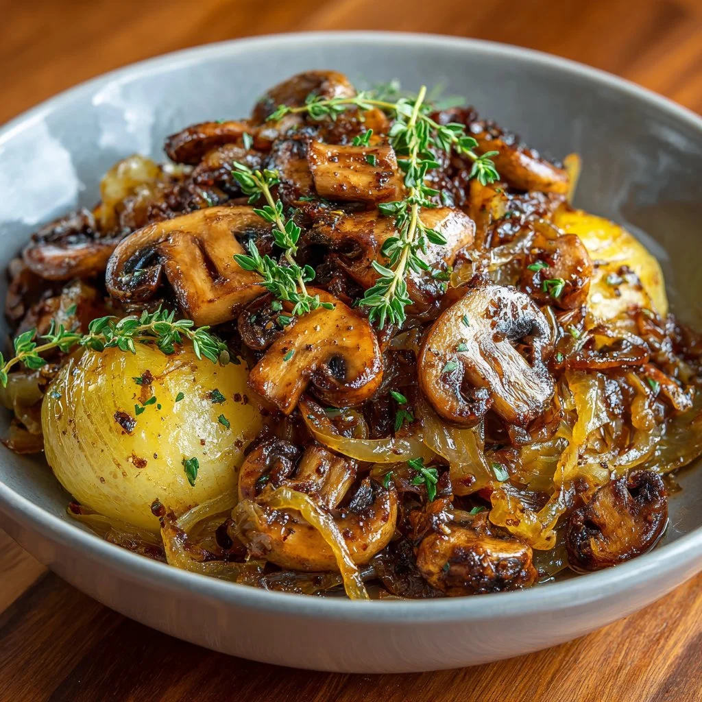 Caramelized Onions and Mushrooms