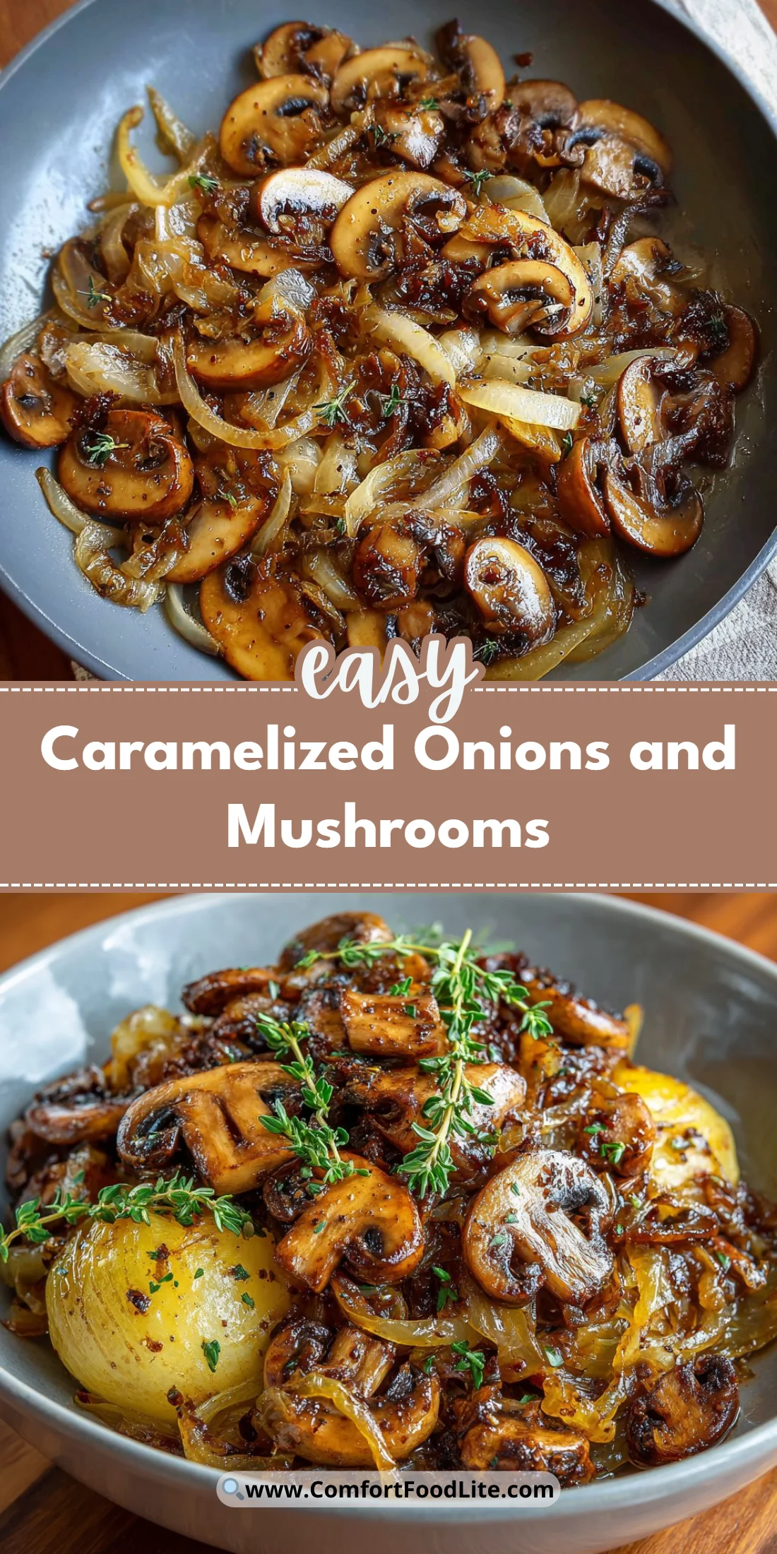 Caramelized Onions and Mushrooms