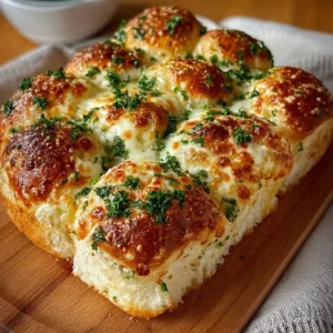 Cheesy stuffed garlic bread rolls, golden and delicious, ready to serve.