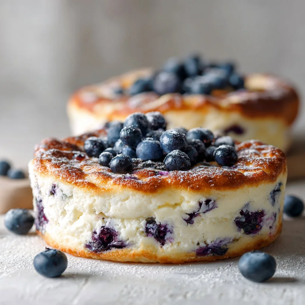 Cottage Cheese Blueberry Cloud Bread: Fluffy, Protein-Packed & Gluten-Free