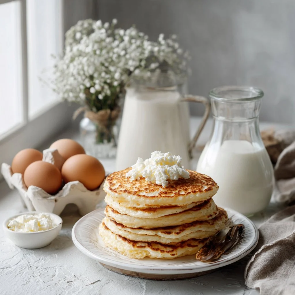 Cottage Cheese Pancakes
