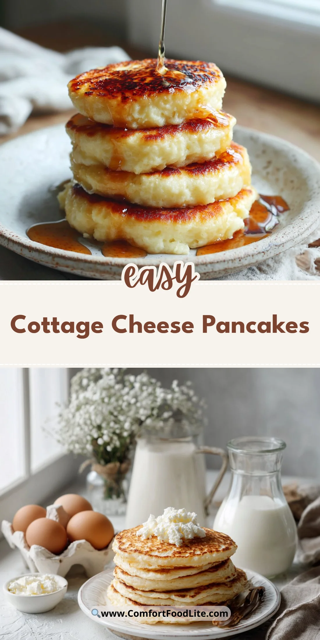 Cottage Cheese Pancakes