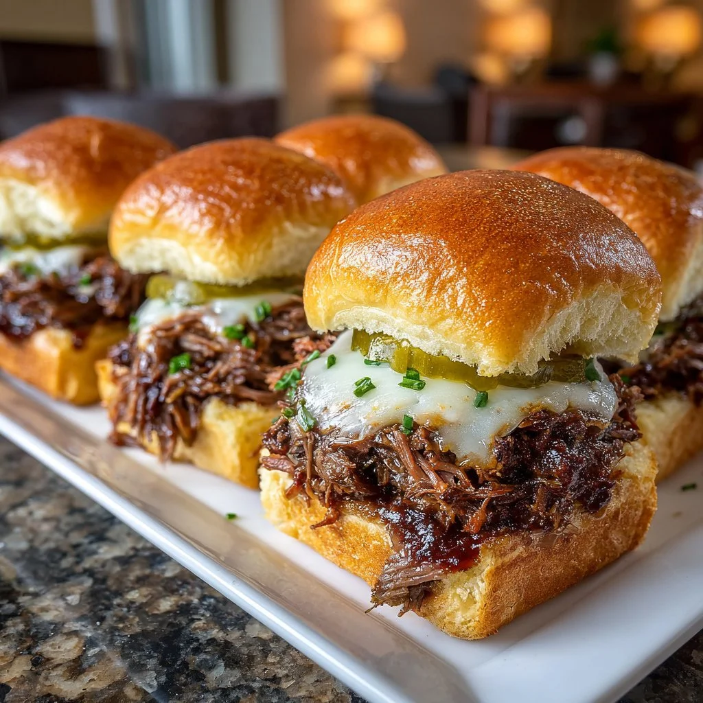 Crockpot Mississippi Pot Roast Sliders