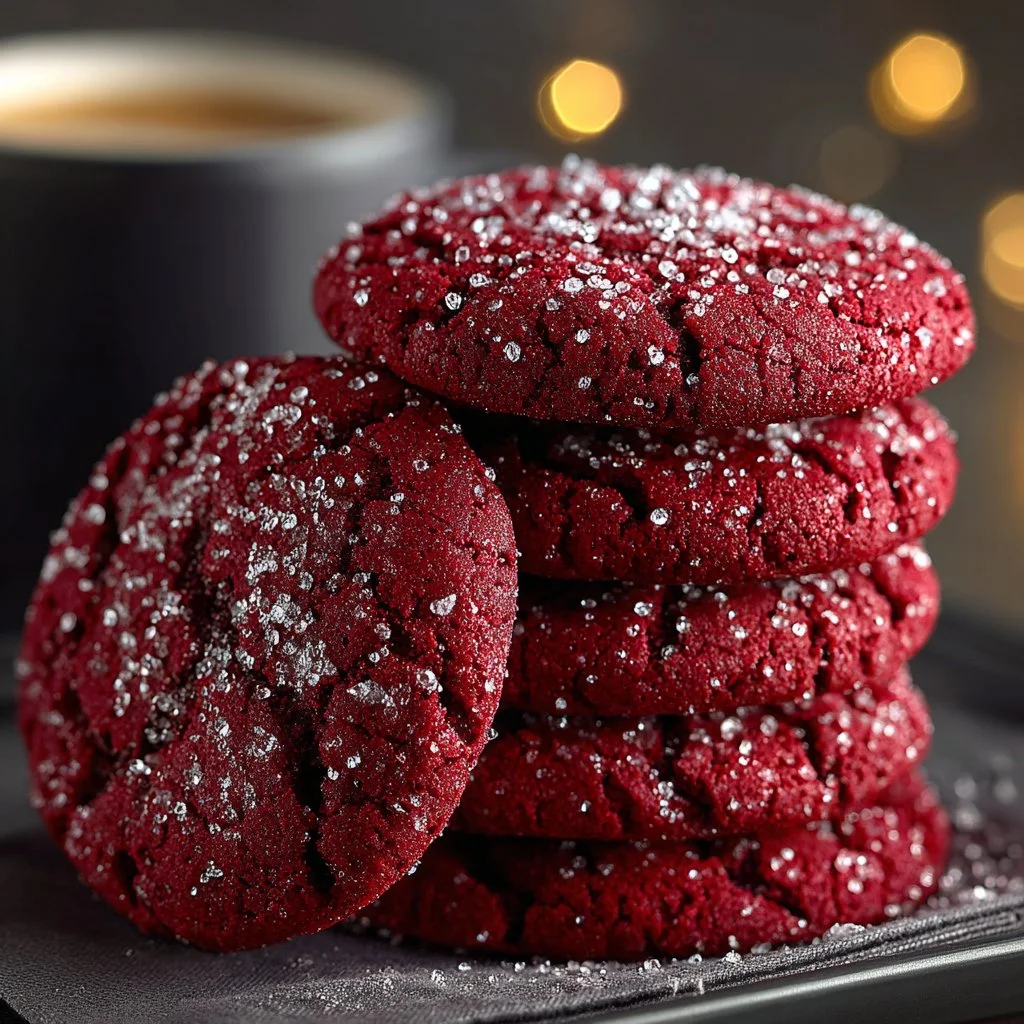Delicious Red Velvet Cookies