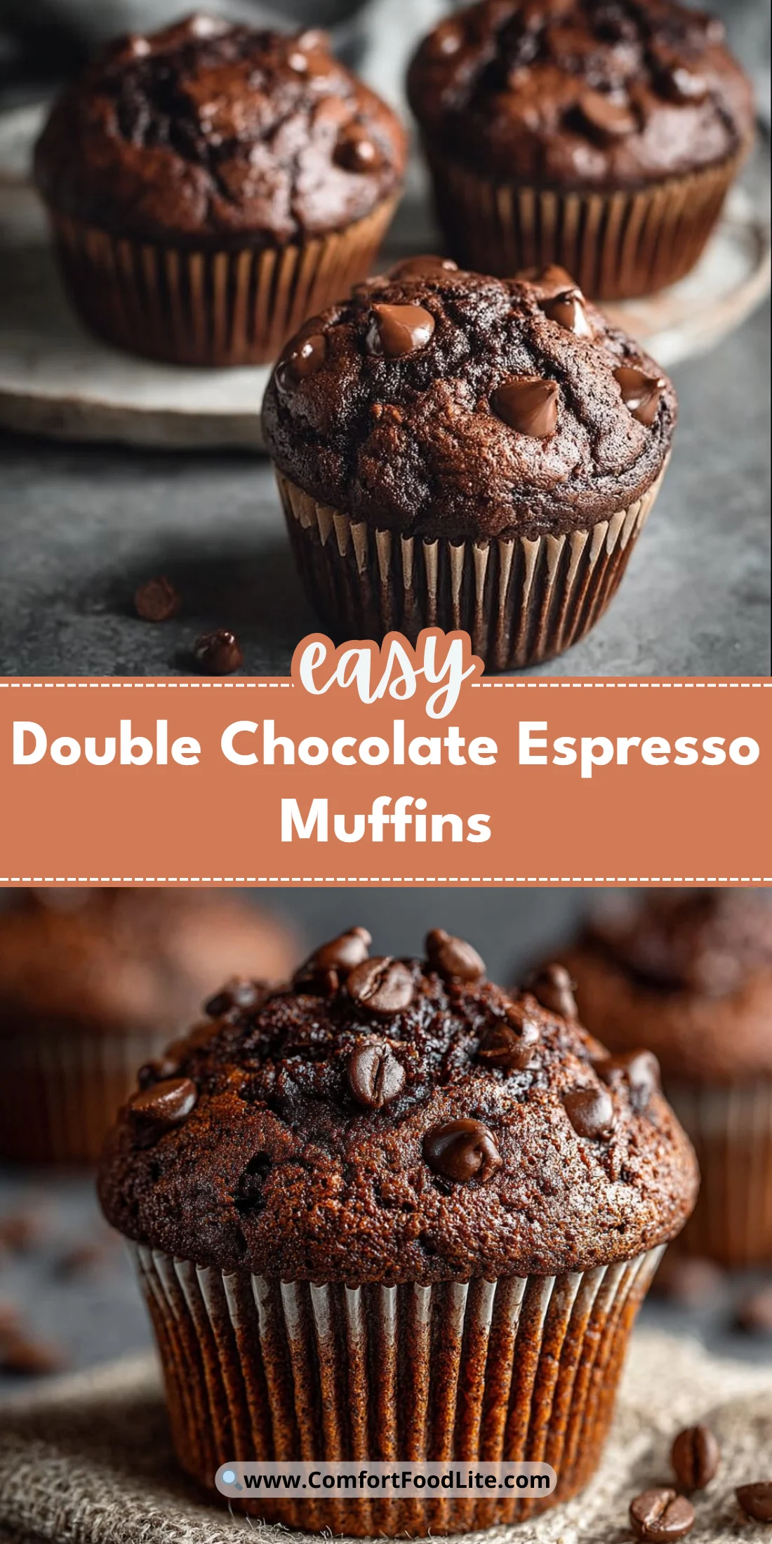 Double Chocolate Espresso Muffins