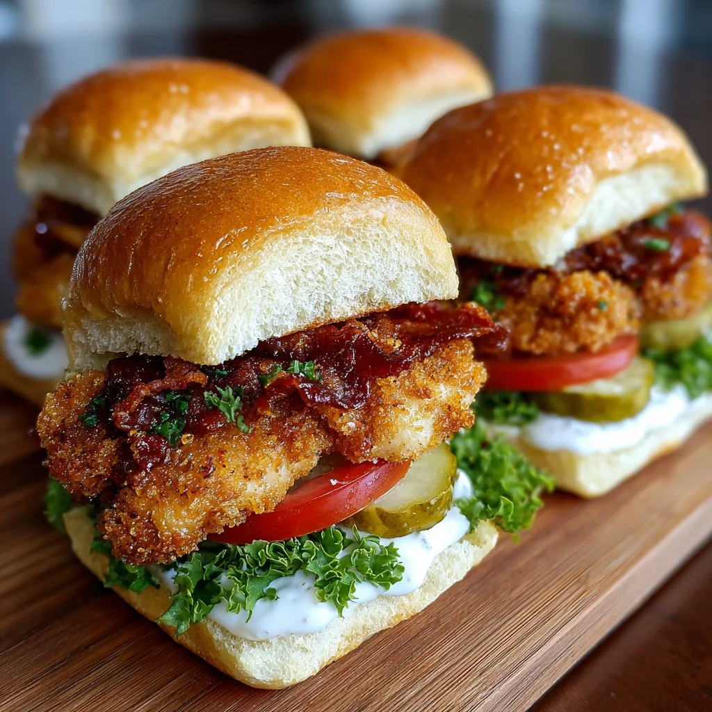 Fried Chicken Sliders