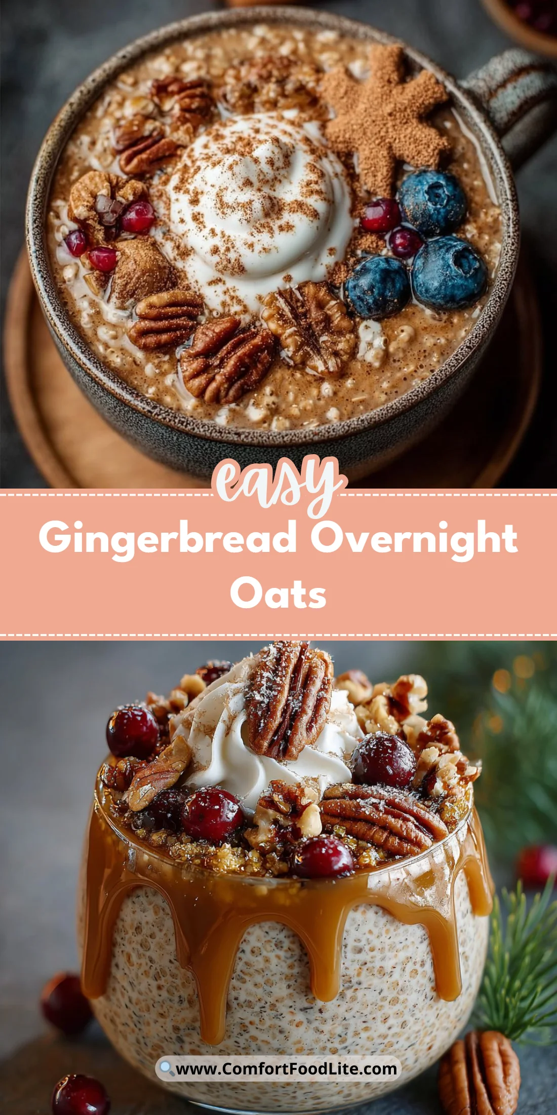 Gingerbread Overnight Oats