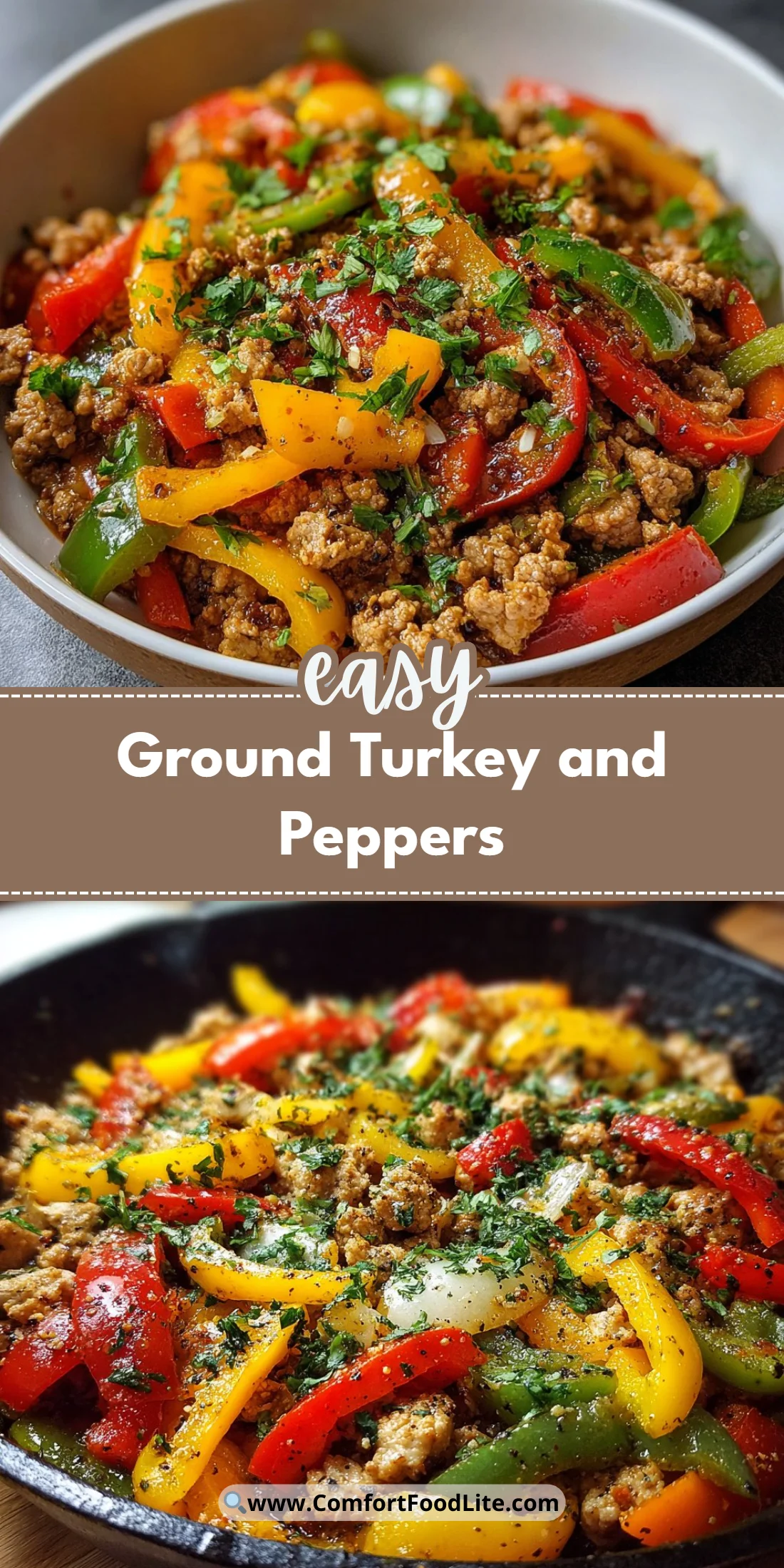 Ground Turkey and Peppers