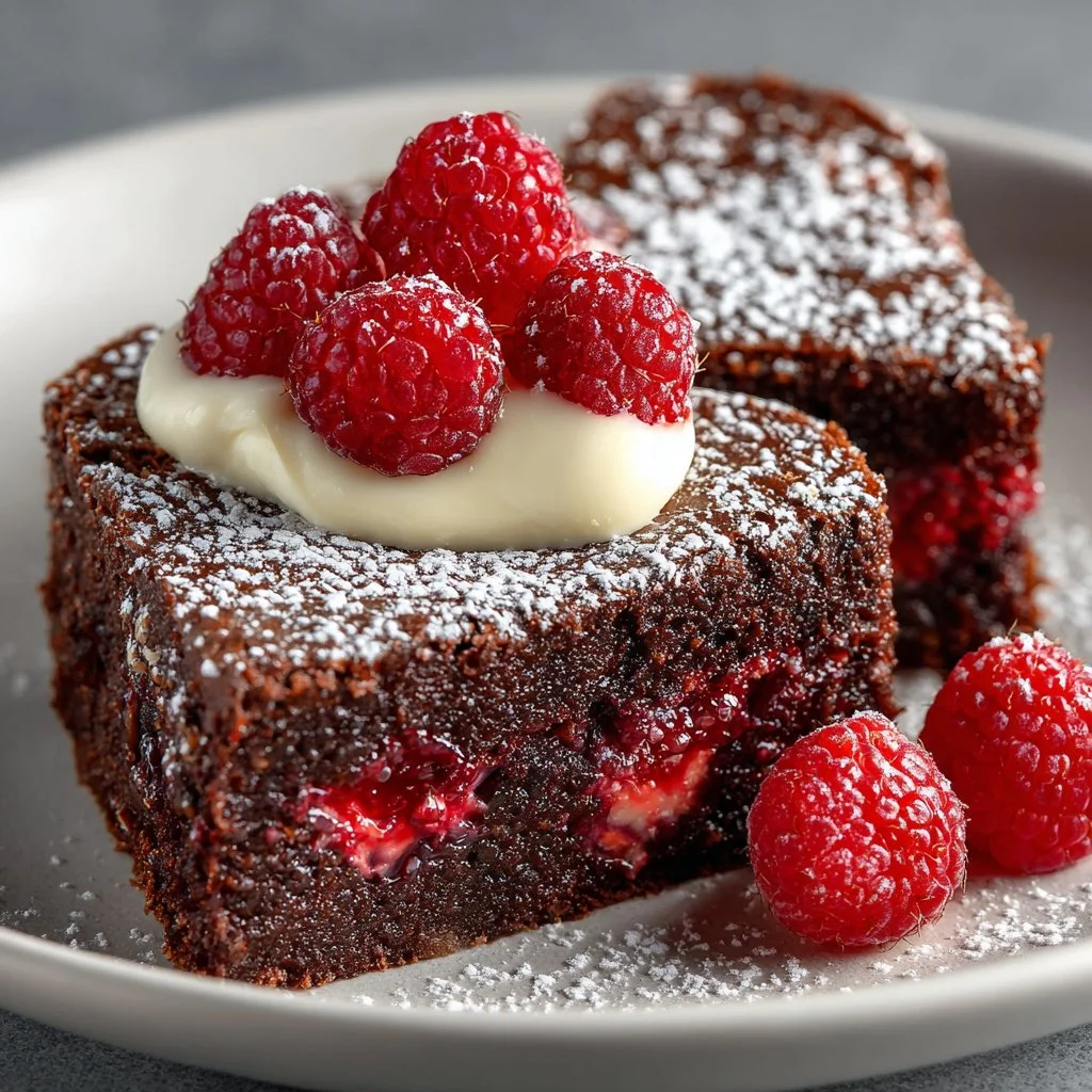 Heart Shaped Brownies