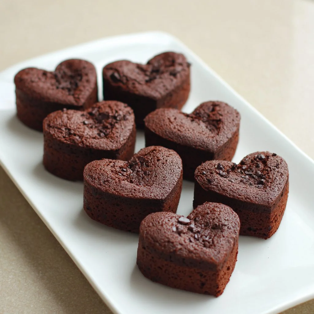 Heart Shaped Brownies