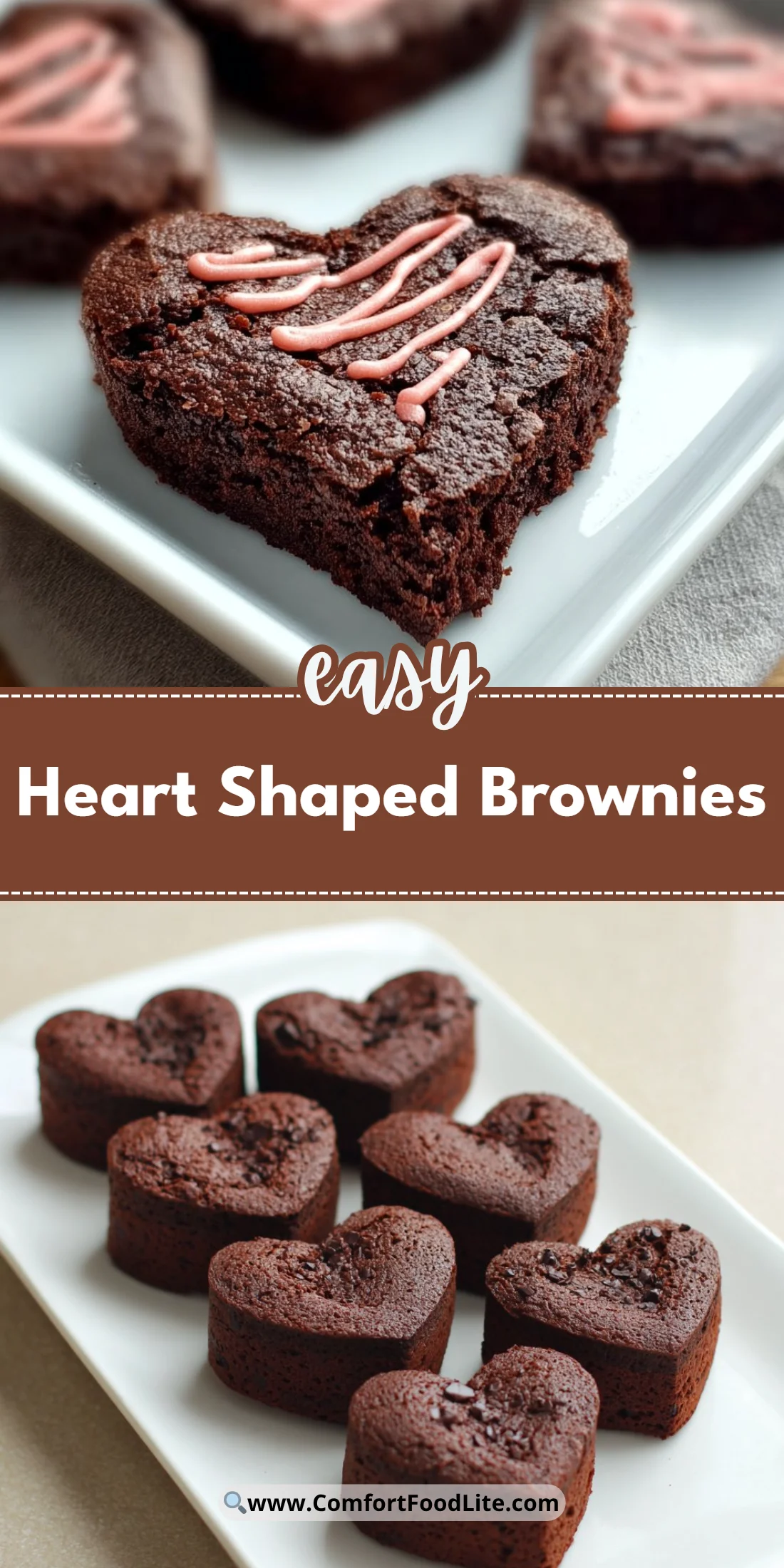 Heart Shaped Brownies