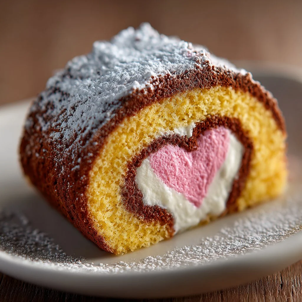Hearts Roll Cake | The Perfect Valentine’s Day Dessert