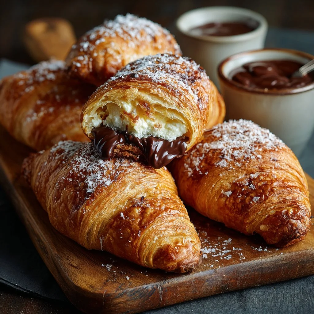 Homemade Chocolate Croissants