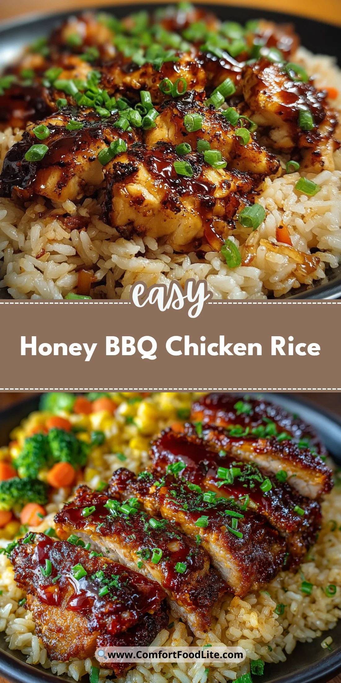 Honey BBQ Chicken Rice