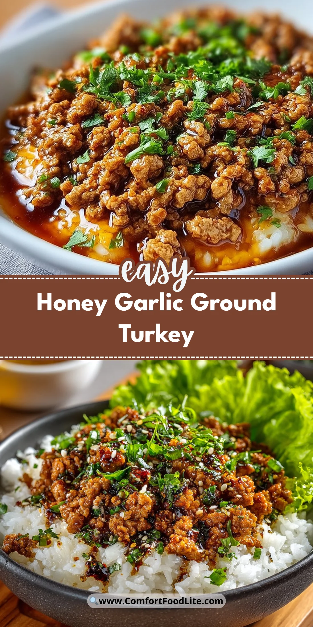 Honey Garlic Ground Turkey