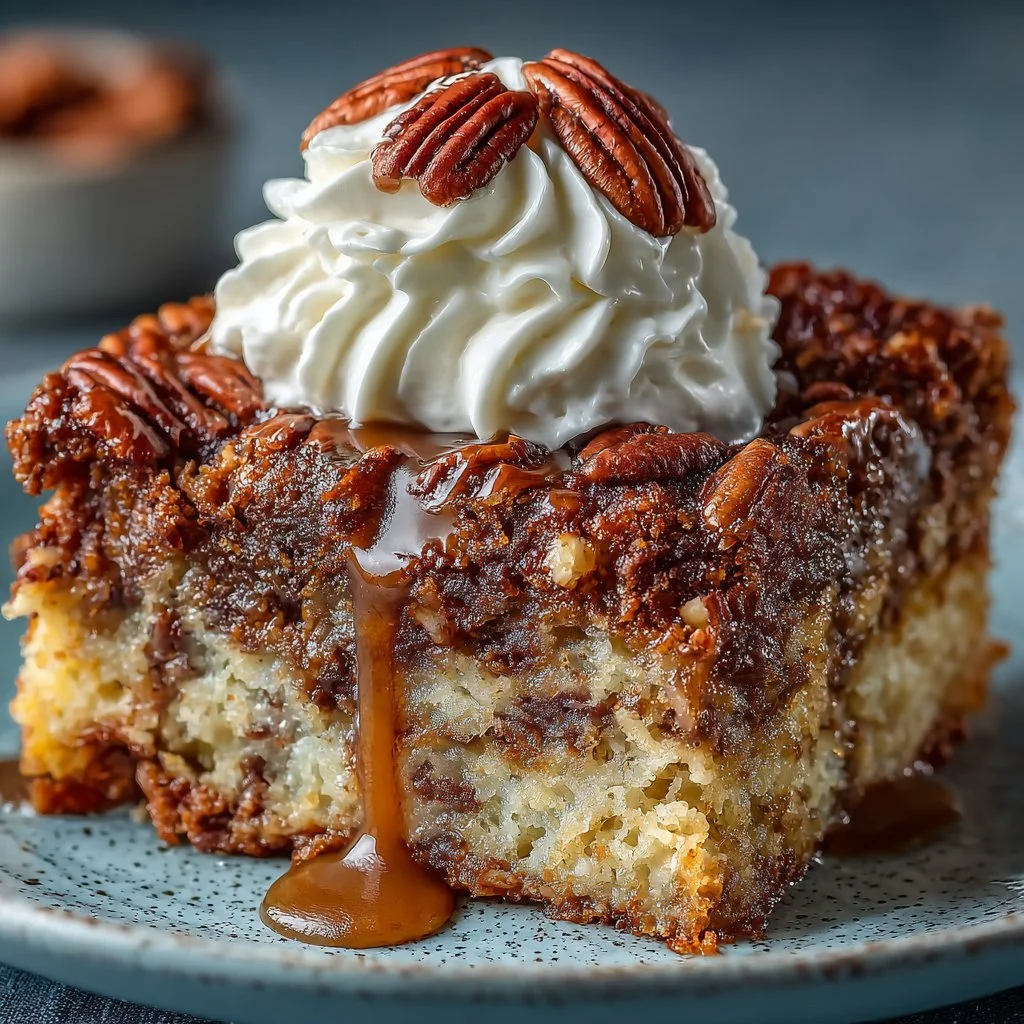 Irresistible Pecan Pie Dump Cake – The Ultimate Cozy Dessert