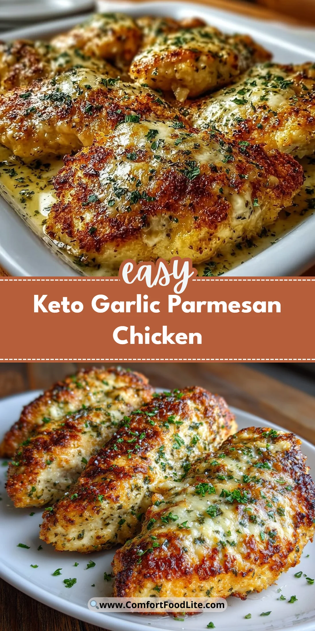 Keto Garlic Parmesan Chicken