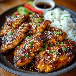 Delicious Korean Chicken Breasts marinated in traditional flavors