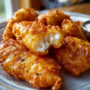 Long John Silver style fish fry with crispy battered fish and sides