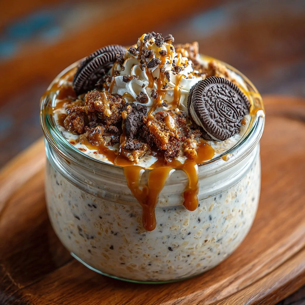 Oreo Overnight Oats
