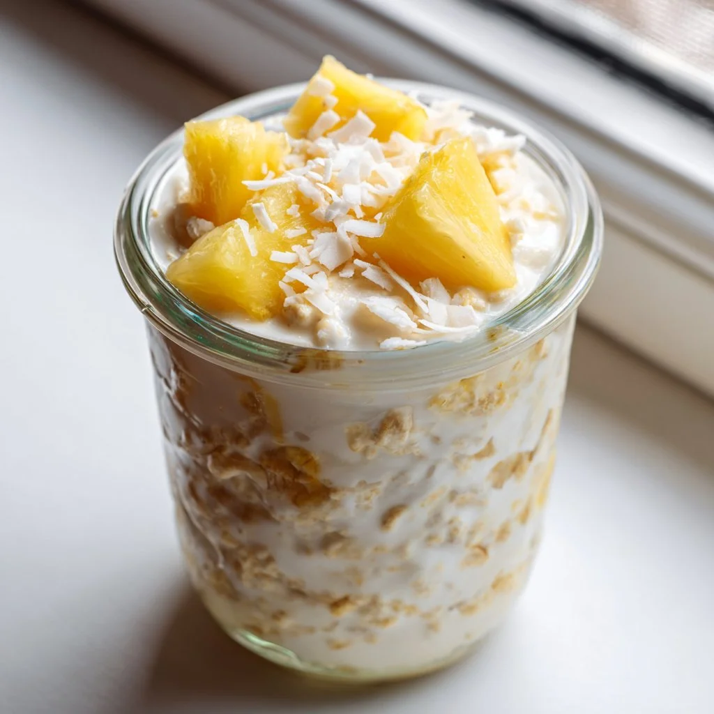 Pineapple Coconut Overnight Oats